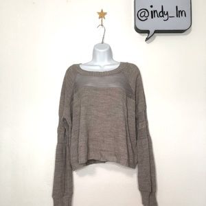 Jennifer Lopez mesh knit sweater size XXL